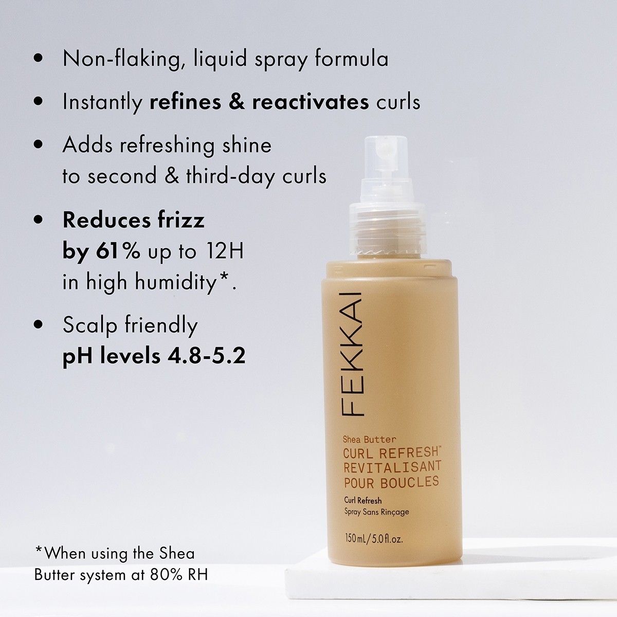 FEKKAI serum za lase s karitejevim maslom za sveže kodre – 150 ml