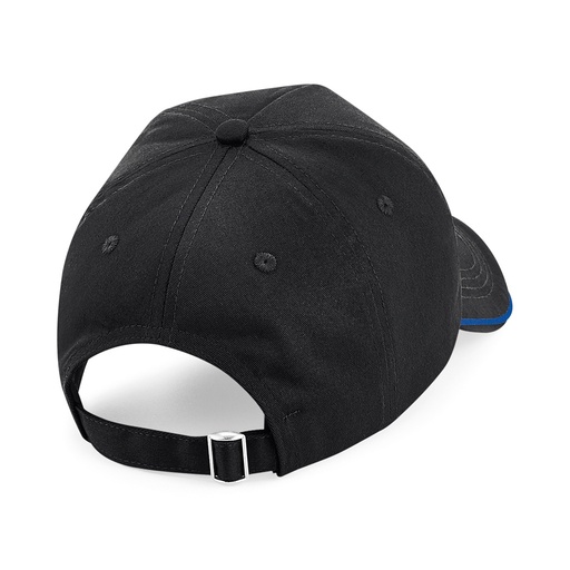Casquette Beechfield Authentic à cinq panneaux avec passepoil