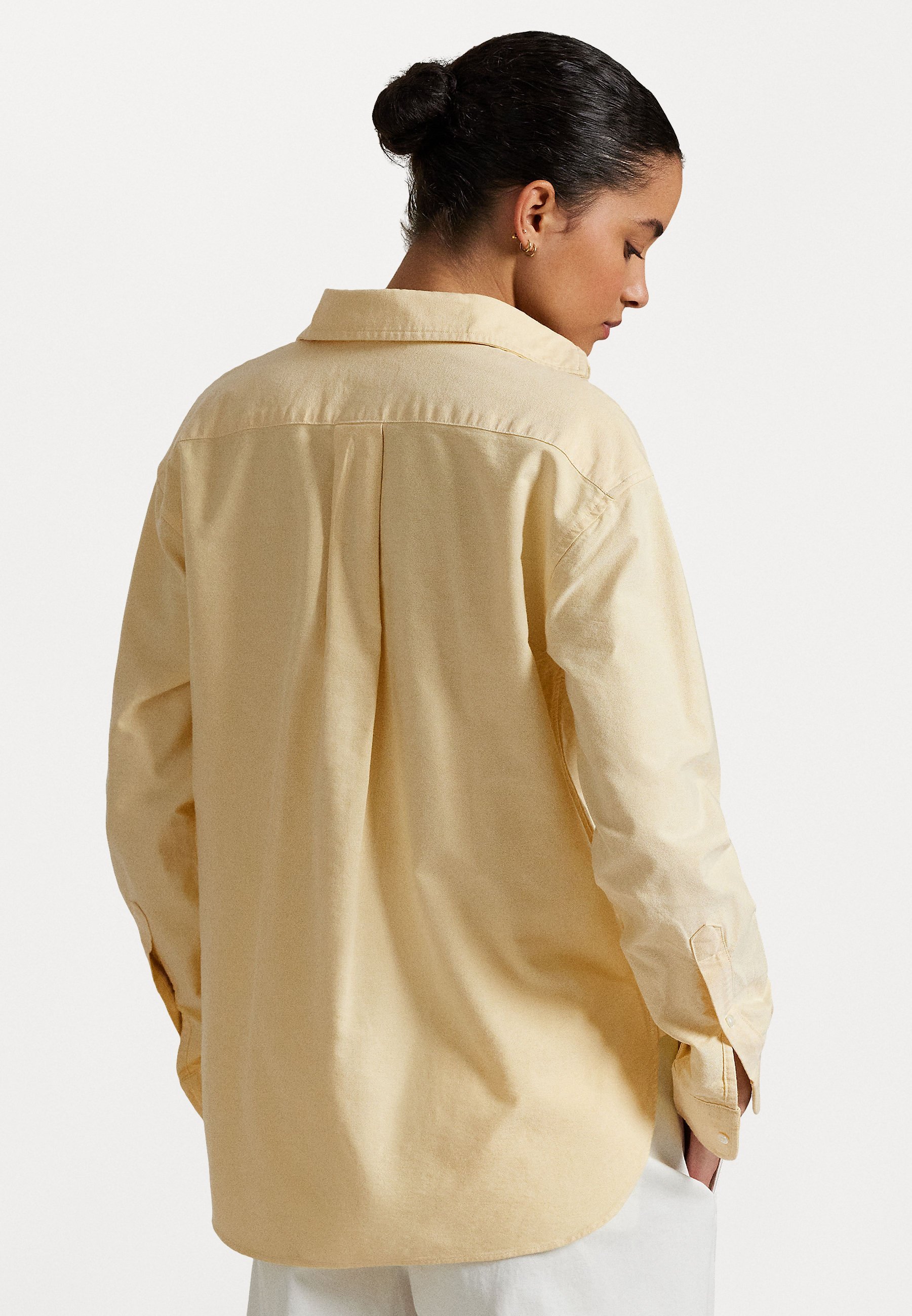 Camicia Oxford in cotone a vestibilità comoda Polo Ralph Lauren - Camicia con bottoni - giallo wicket