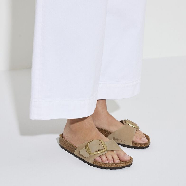 Madrid Big Buckle Pelle Nubuck - Sandcastle Sandcastle
