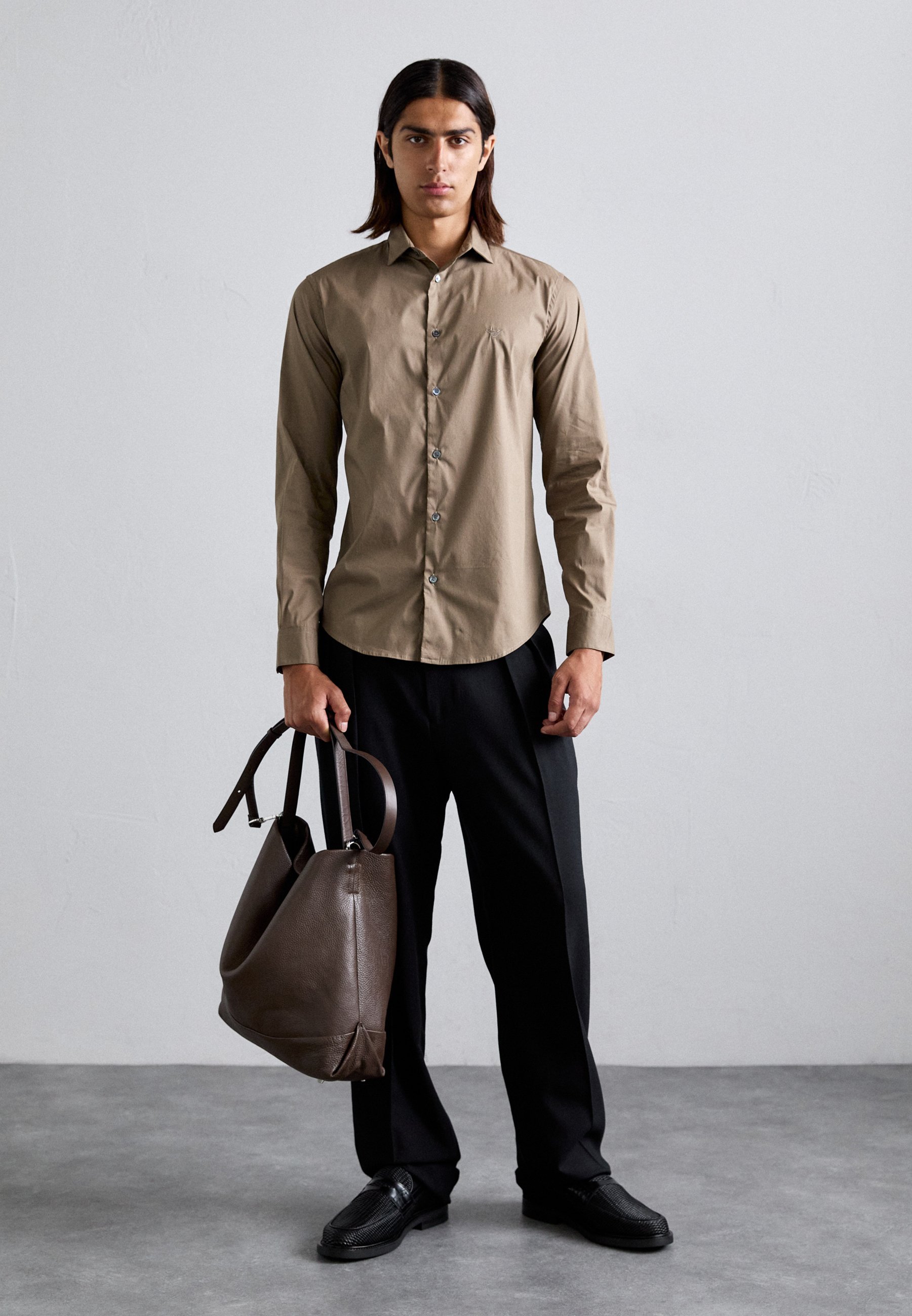 Camicia Emporio Armani - noce