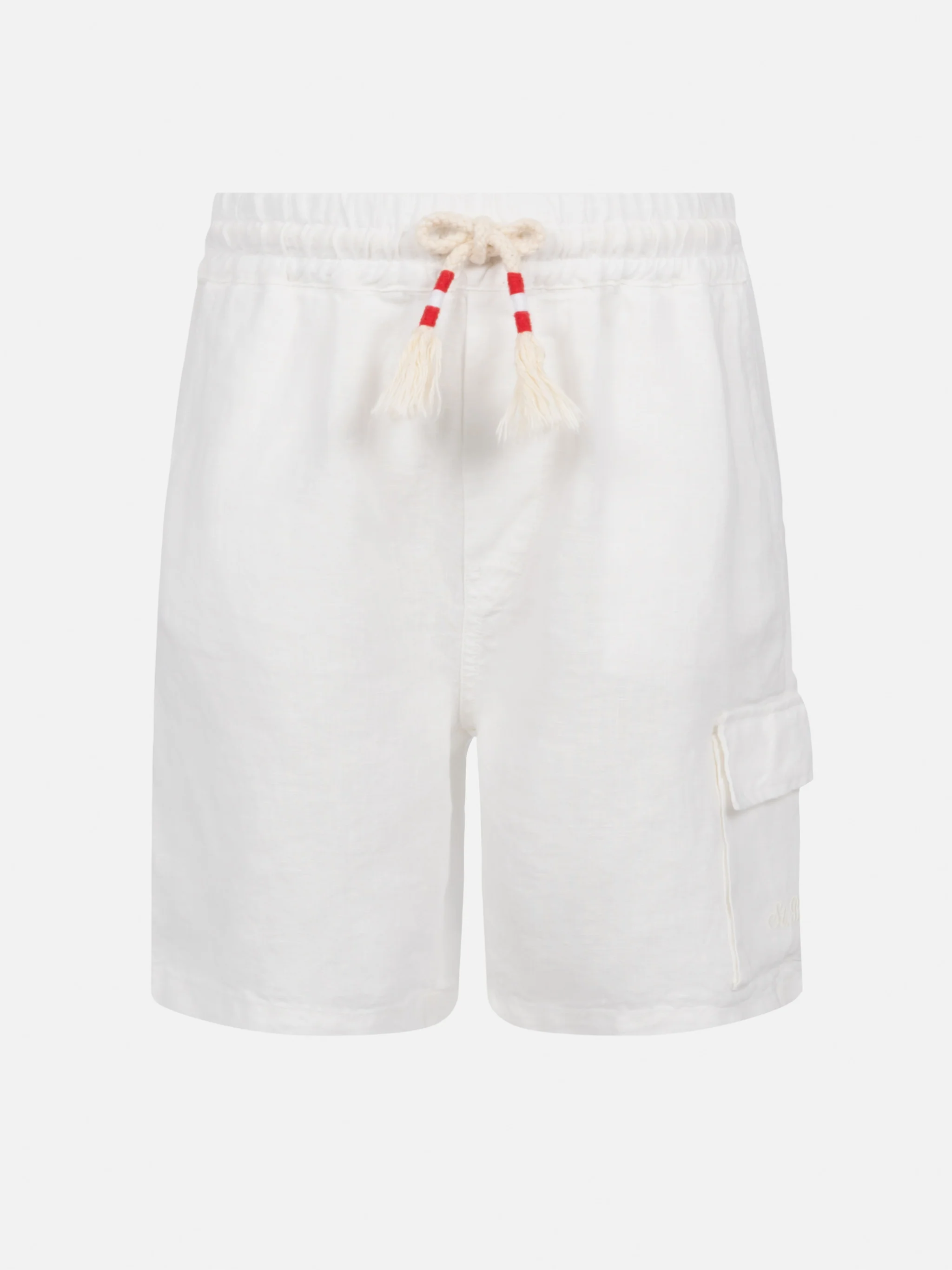 Marseille Jr Bermuda-shorts in wit linnen
