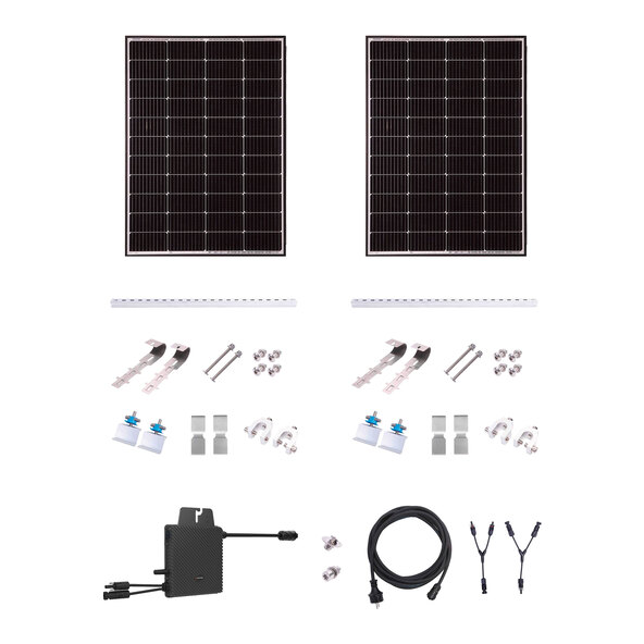 Balkonkraftwerk Dual Starterset, 2x 170 W
