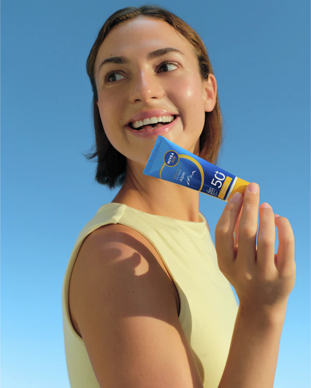 NIVEA SUN Alpin Gesichtssonnencreme für alle Wetterbedingungen