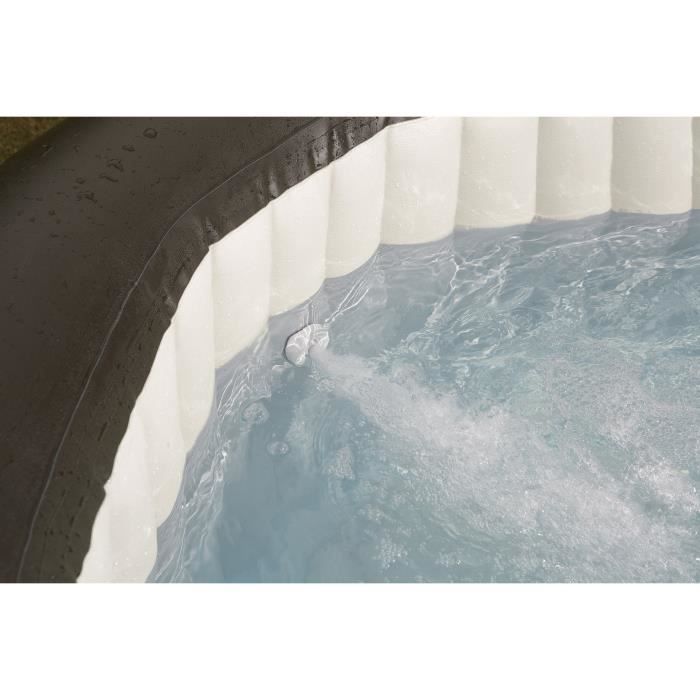 INTEX Inflatable Spa - Carbon - 218 x 71 cm - 6 Person Capacity - Octagonal - 28462EX