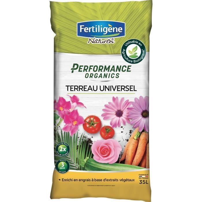 Sustrato universal para macetas Performance Organics - FERTILÍGENO - 35 L