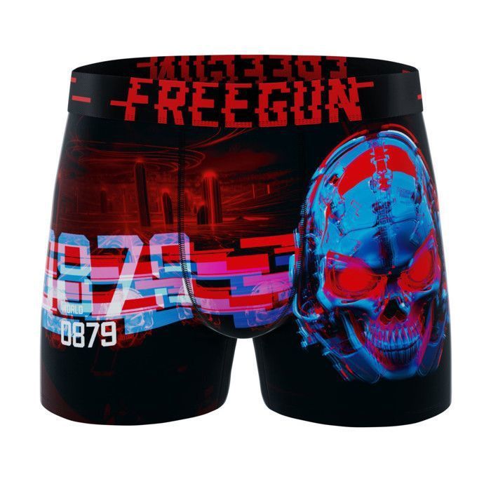 Calzoncillos bóxer Freegun para hombre - Azul (Paquete de 5)