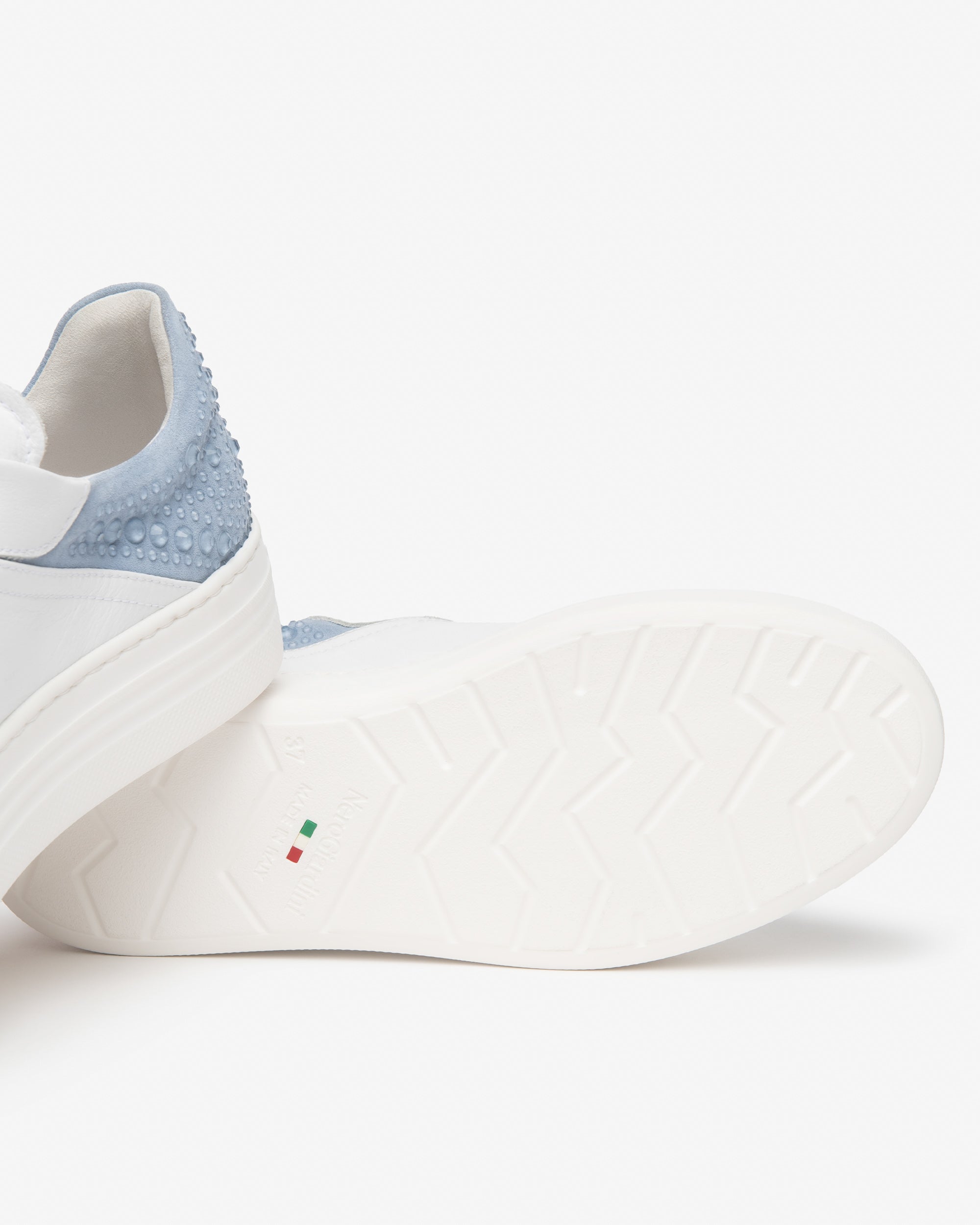 Damen-Sneaker aus Leder und Wildleder