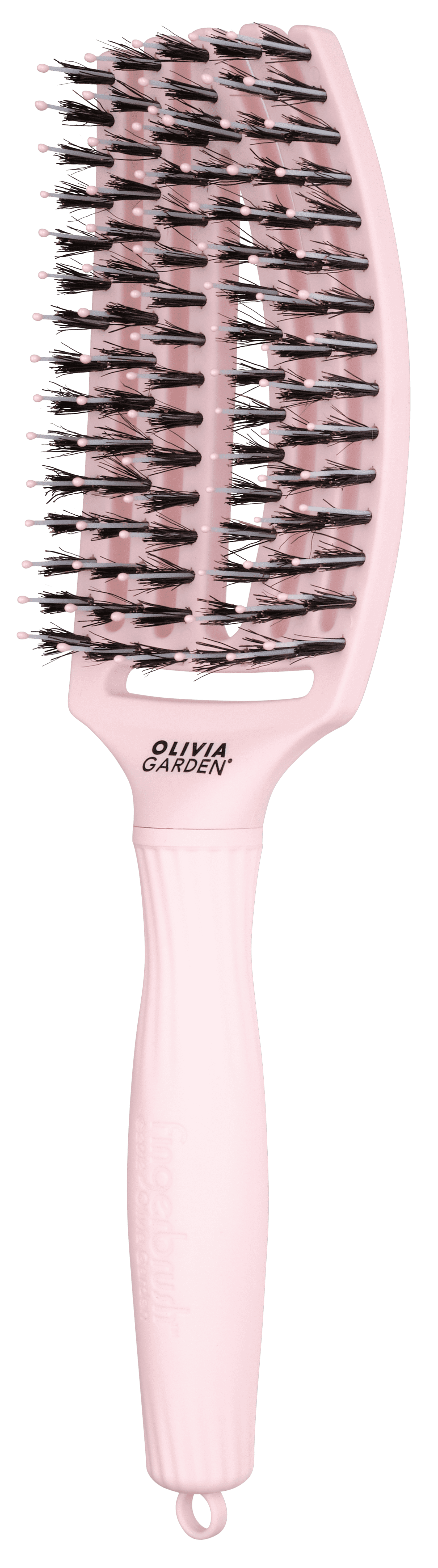 Olivia Garden dantų šepetėlis „Fingerbrush Combo“ pastelinės rožinės spalvos