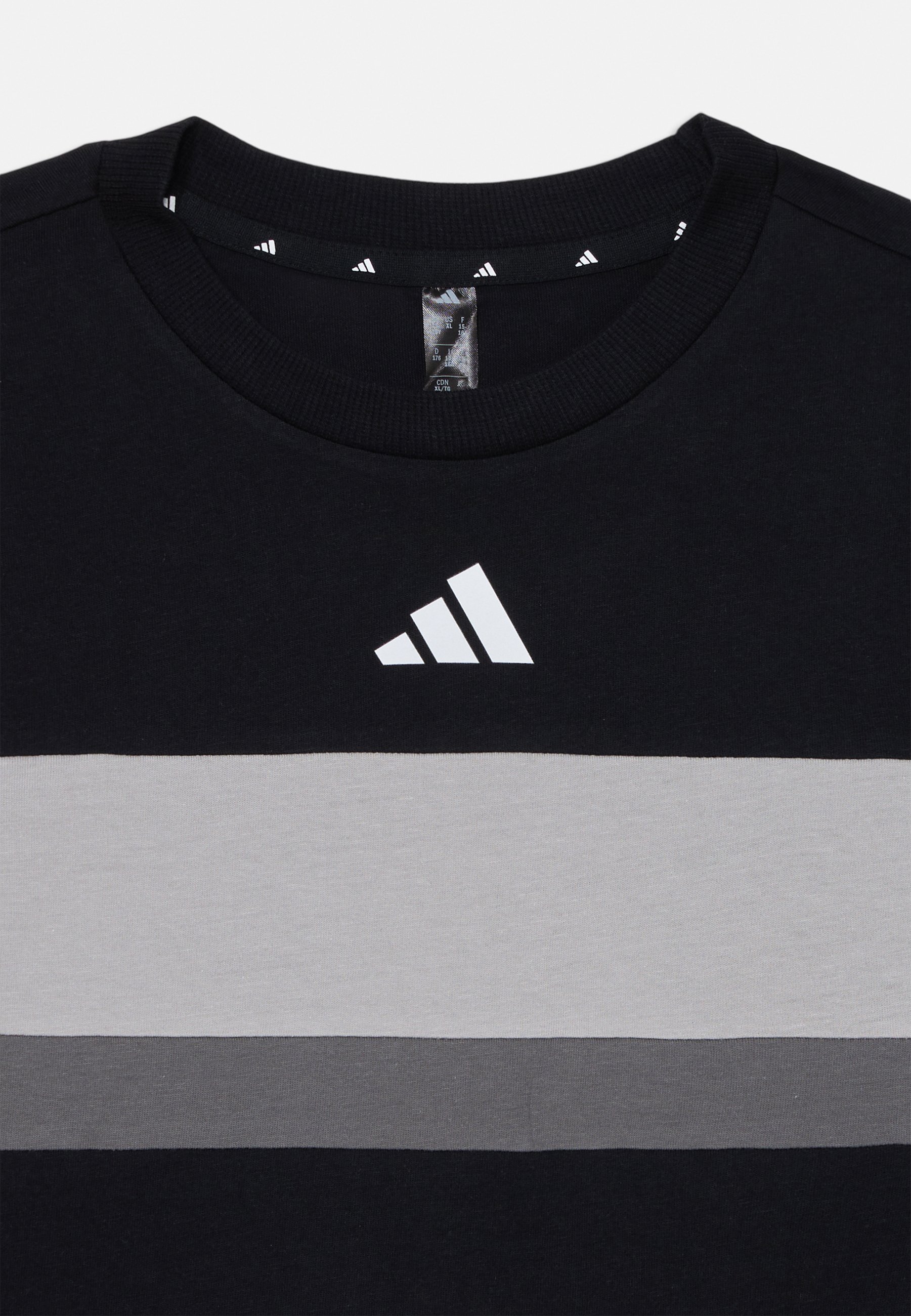 adidas Performance TIBERIO JUNIOR UNISEX - Print-T-Shirt - schwarz/weiß