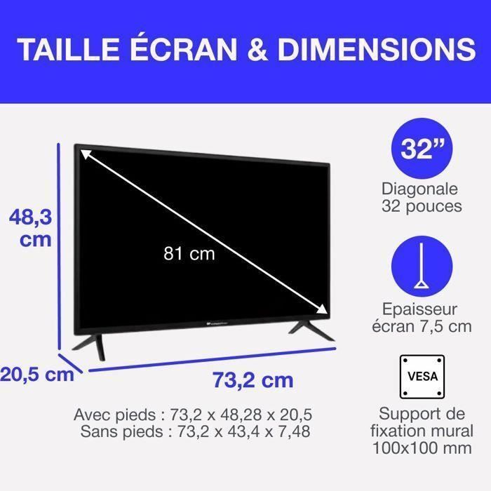 Televisor HD - Continental Edison - 32