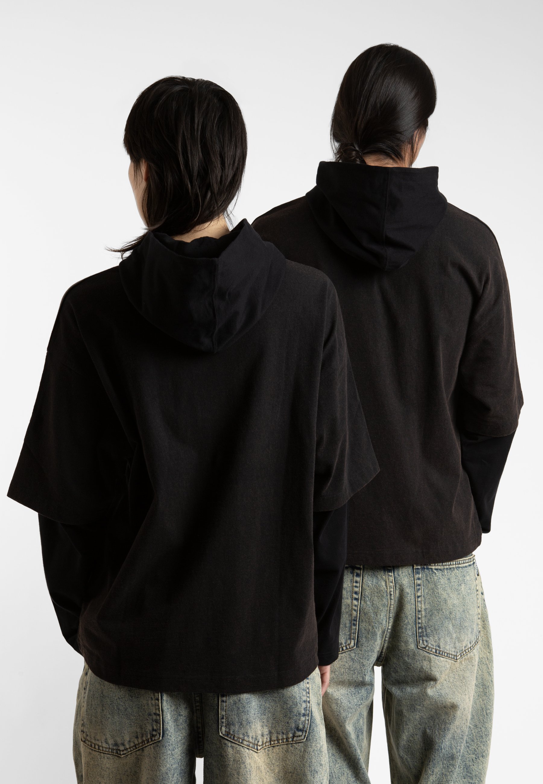 Wasted Paris NECROMANCER UNISEX - Pikkade varrukatega pluus - pleekinud must