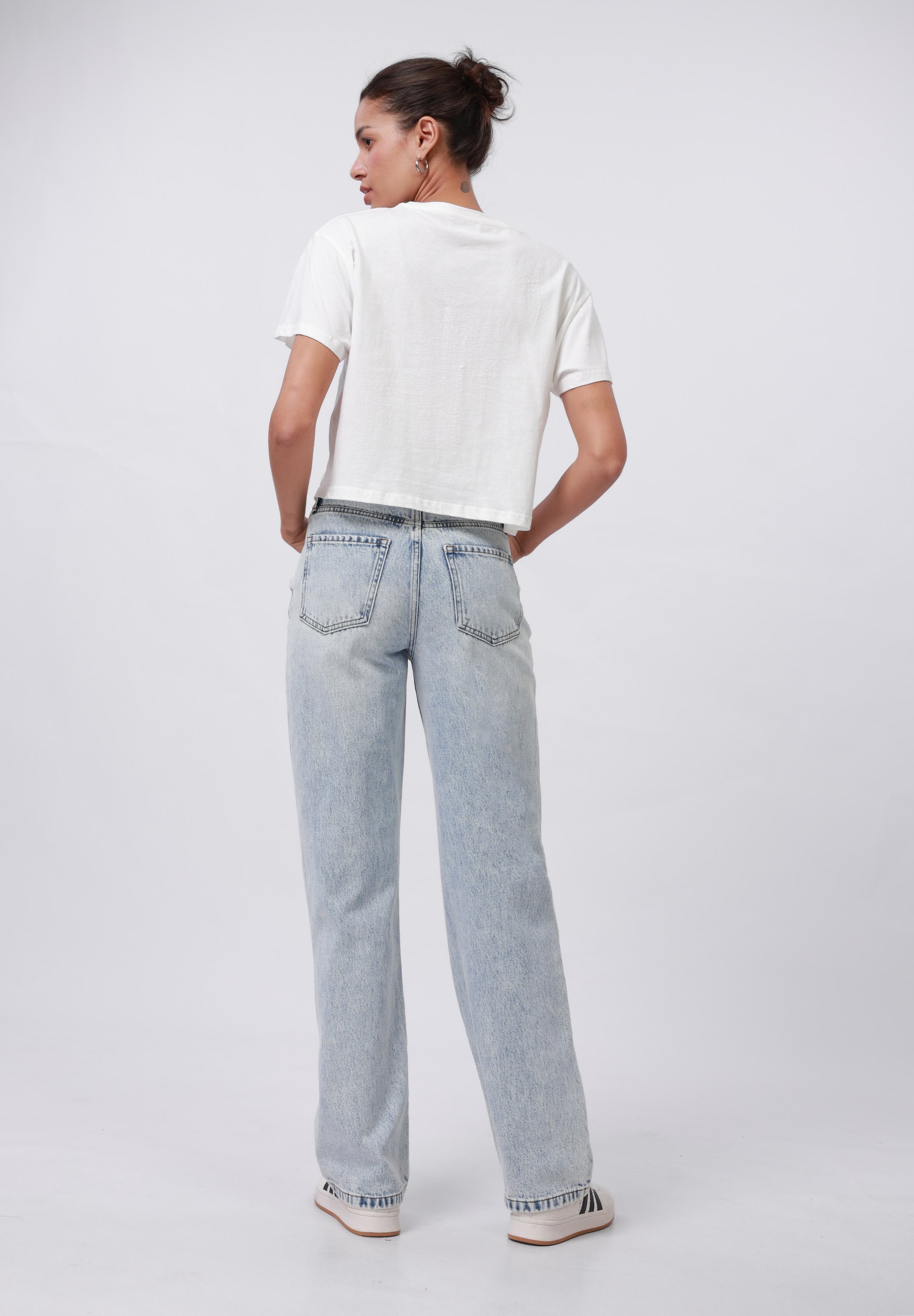 Even&Odd Tall Relaxed fit jeans - blauwe denim