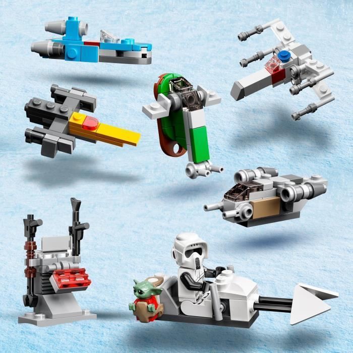LEGO® 75307 Star Wars Advent Calendar 2021 Toy for Children Ages 6+, The Mandalorian Gift Idea for Christmas, Minifigure