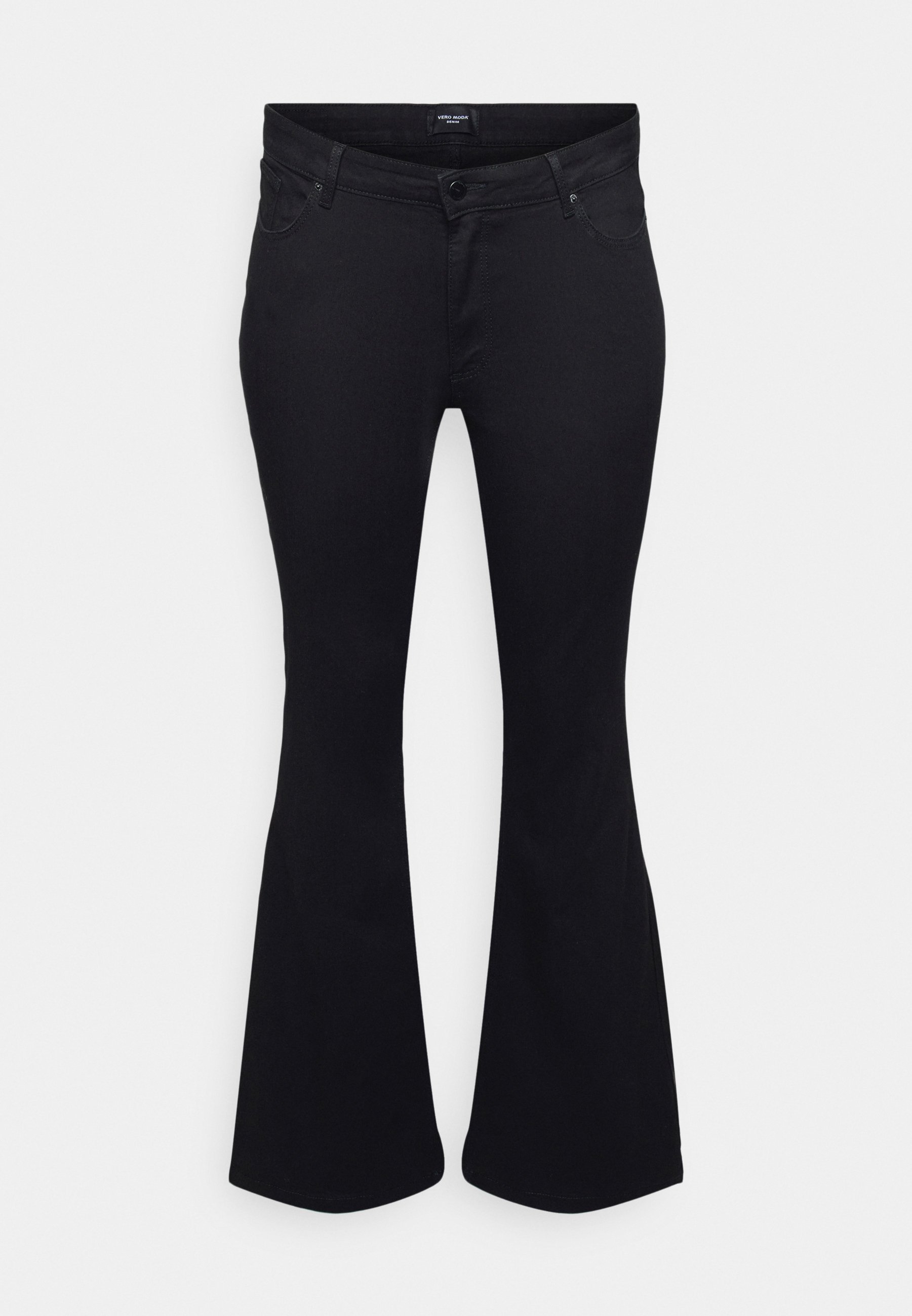 Vero Moda Curve VMSCARLET CURVE - Jeans bootcut - neri