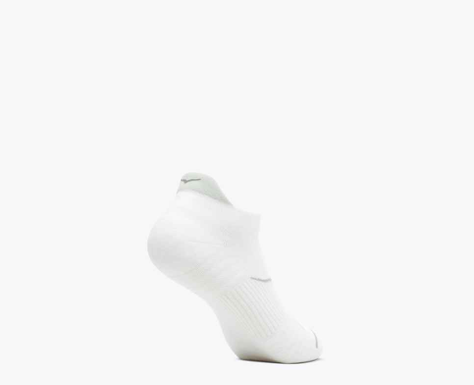 HOKA Witte onzichtbare hardloopsokken