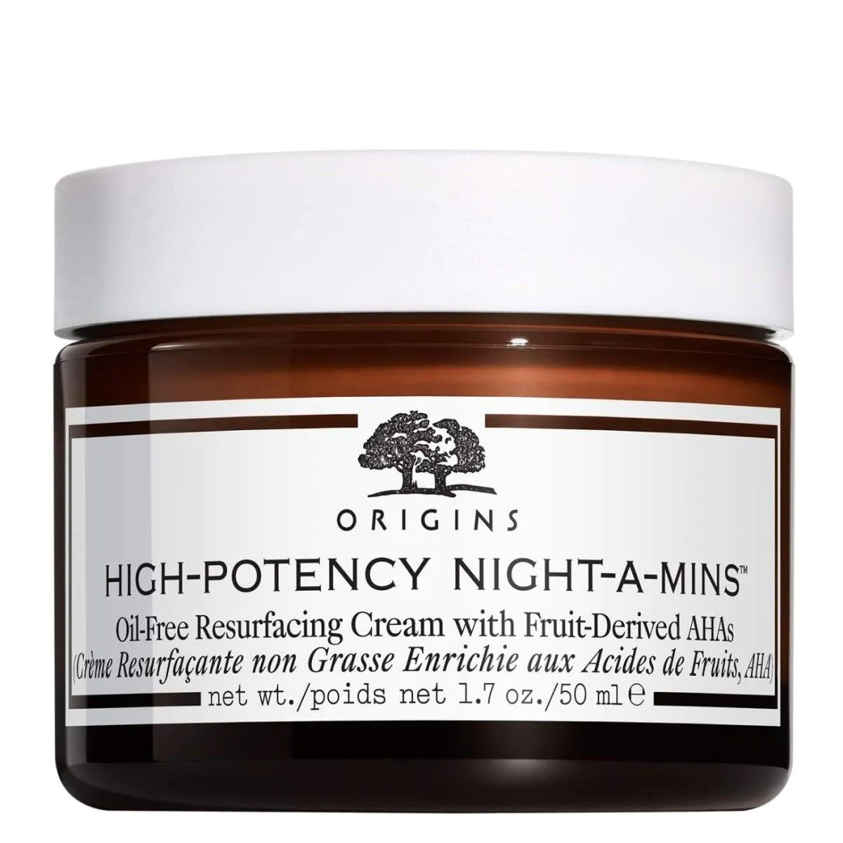 Origins High Potency Night-A-Mins Oil-Free Resurfacing Cream with Fruit-Derived AHAs Krem do twarzy