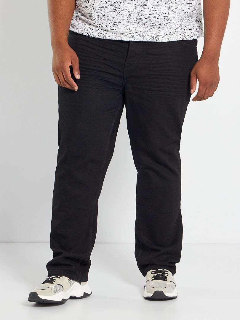 Pantalones vaqueros regulares - L30 - NEGRO