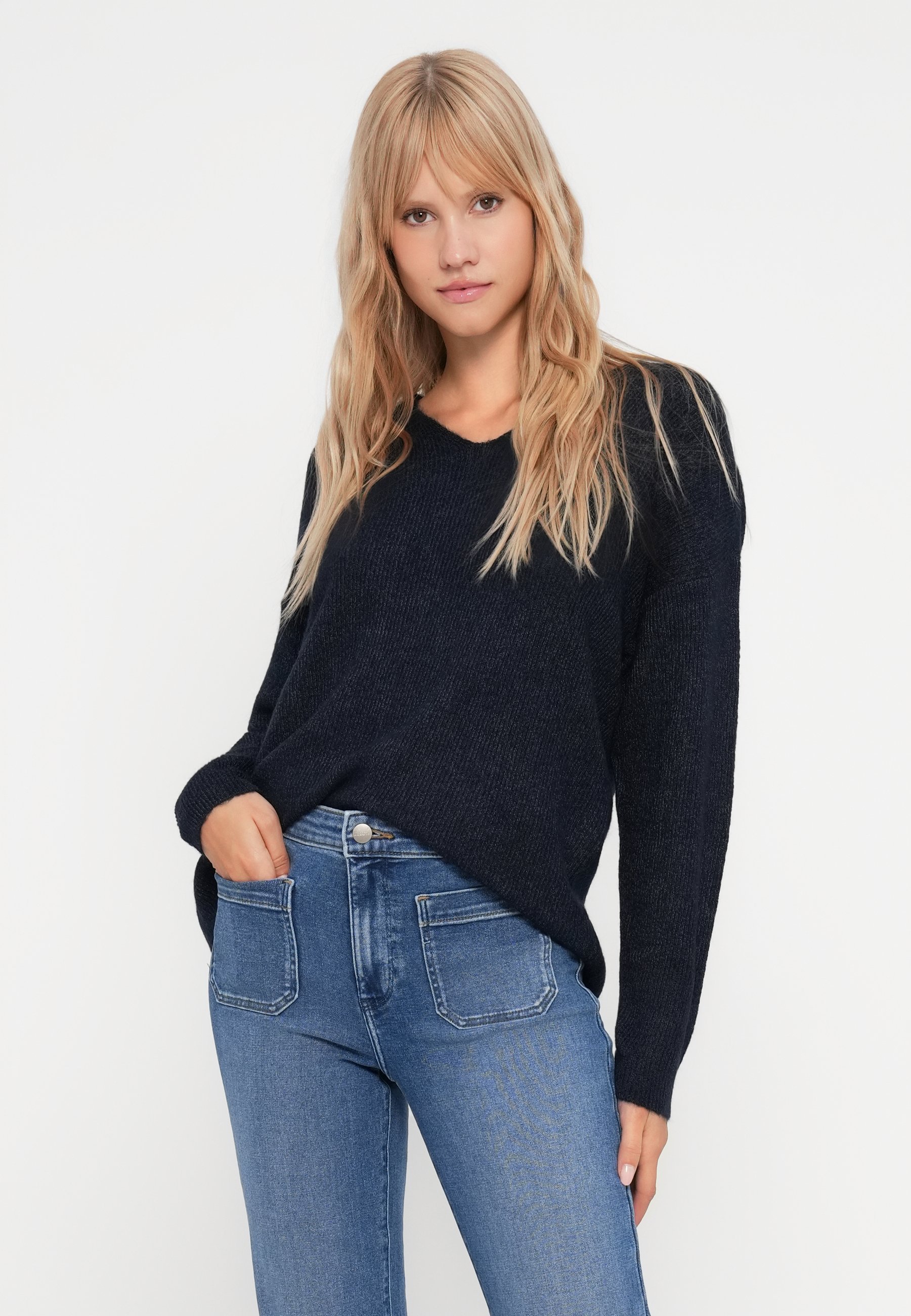 Wrangler FLARE - Uitlopende jeans - blauw