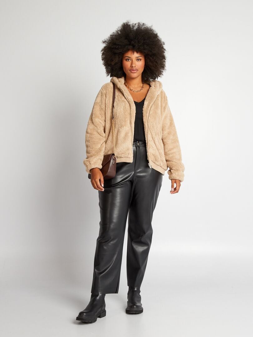 'Only' vest met capuchon - BEIGE