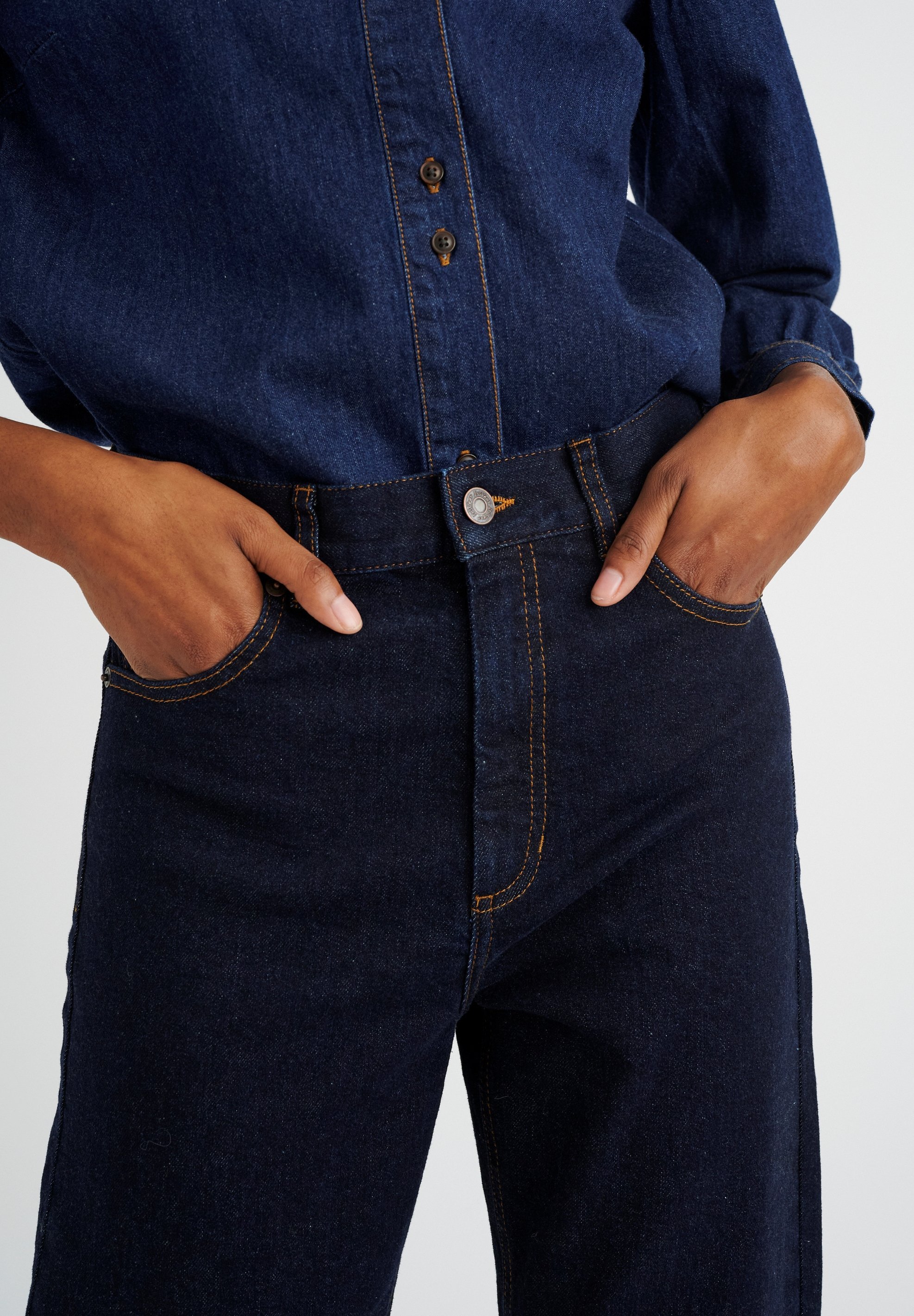 Džíny Straight Fit - blue denim