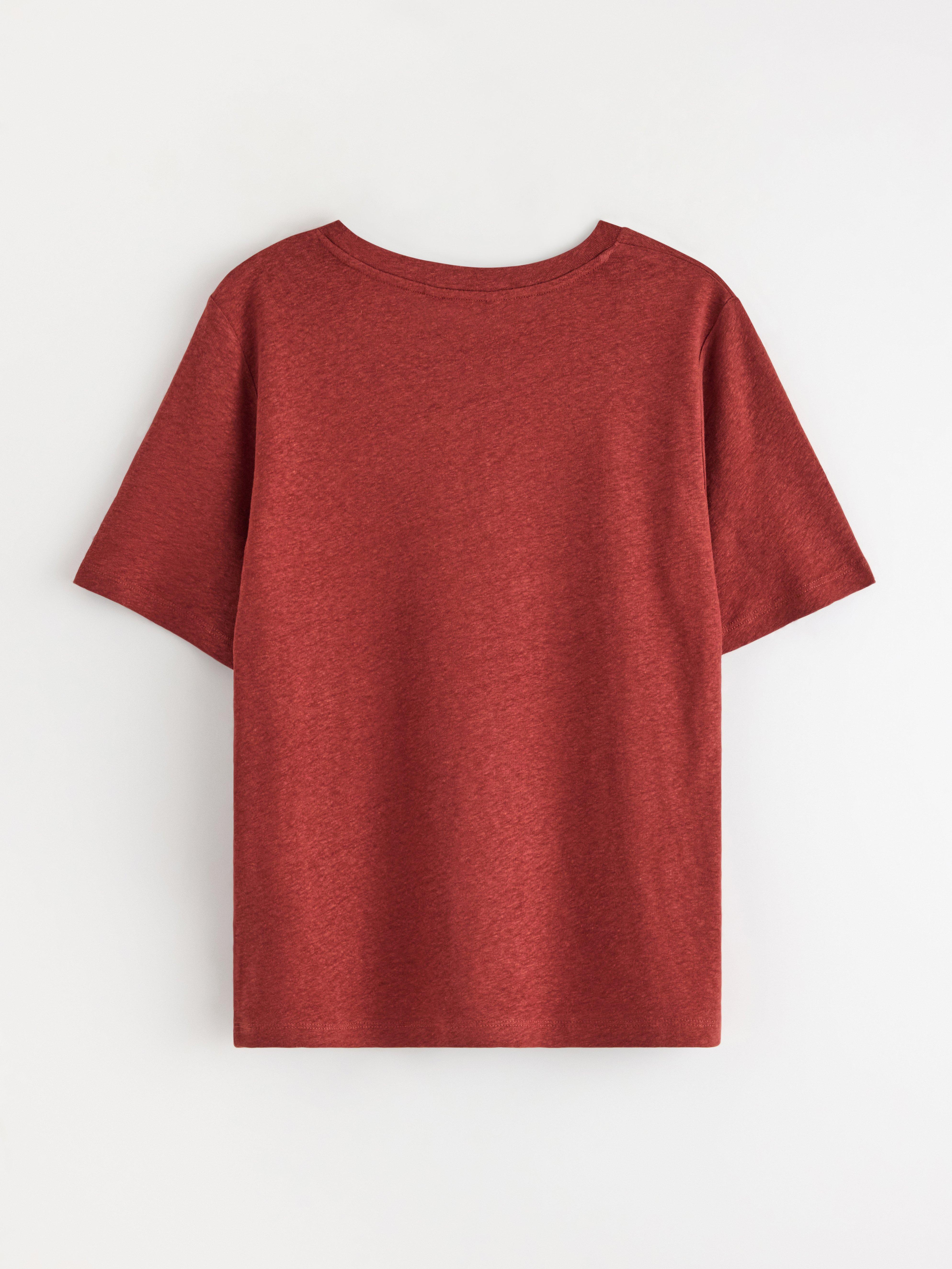 Majica u mekom outfitu Dusty Red