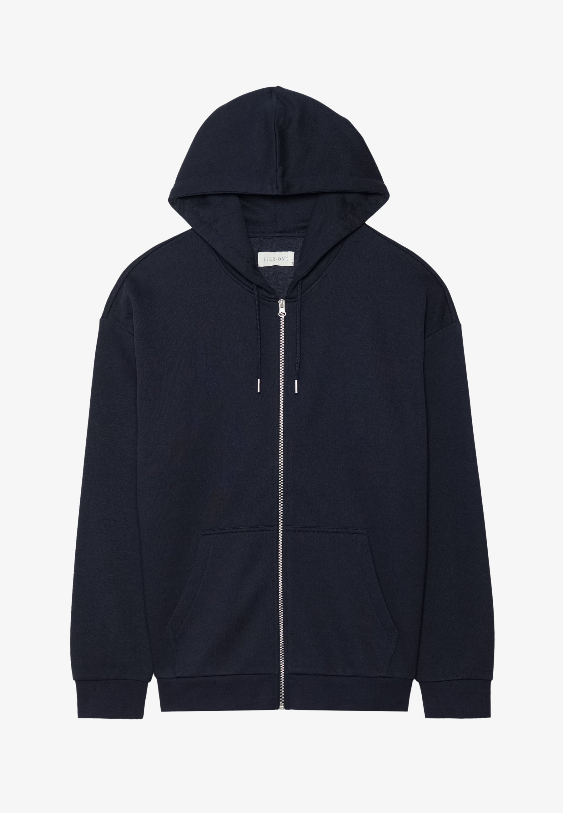Sweat-shirt zippé Pier One - bleu foncé