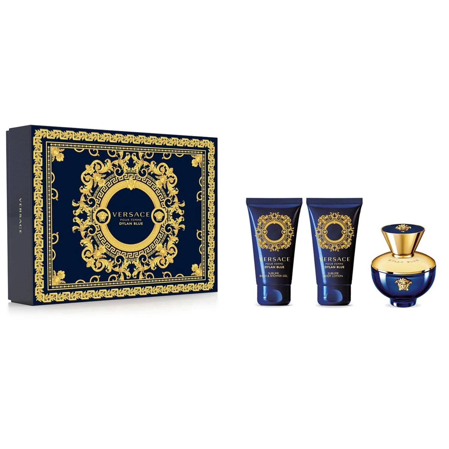 Versace Pour Femme Cofanetto Dylan Blue Eau de Parfum - Cofanetto Profumo Donna, Eau de Parfum