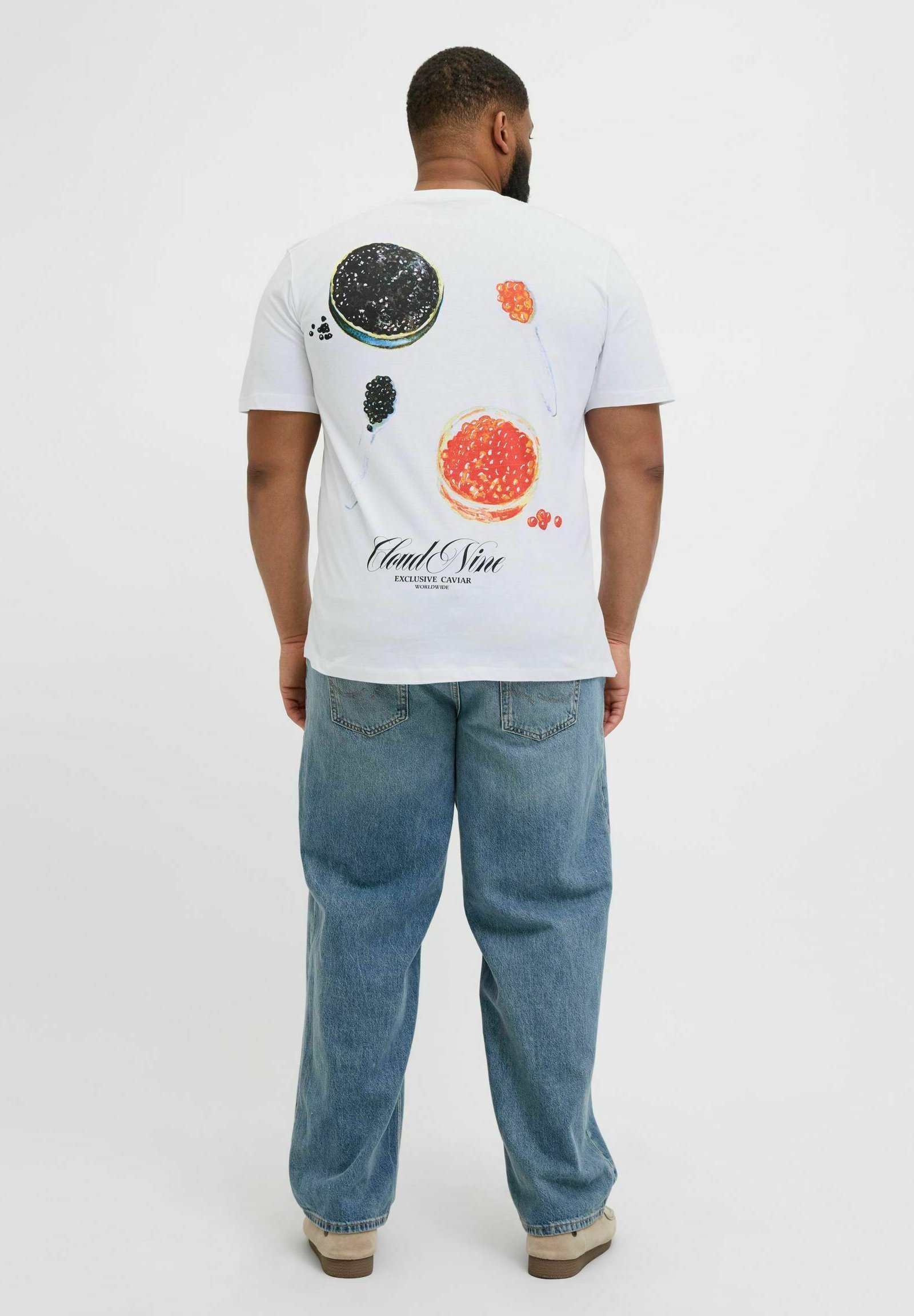 Jack & Jones T-shirt met print - helderwit