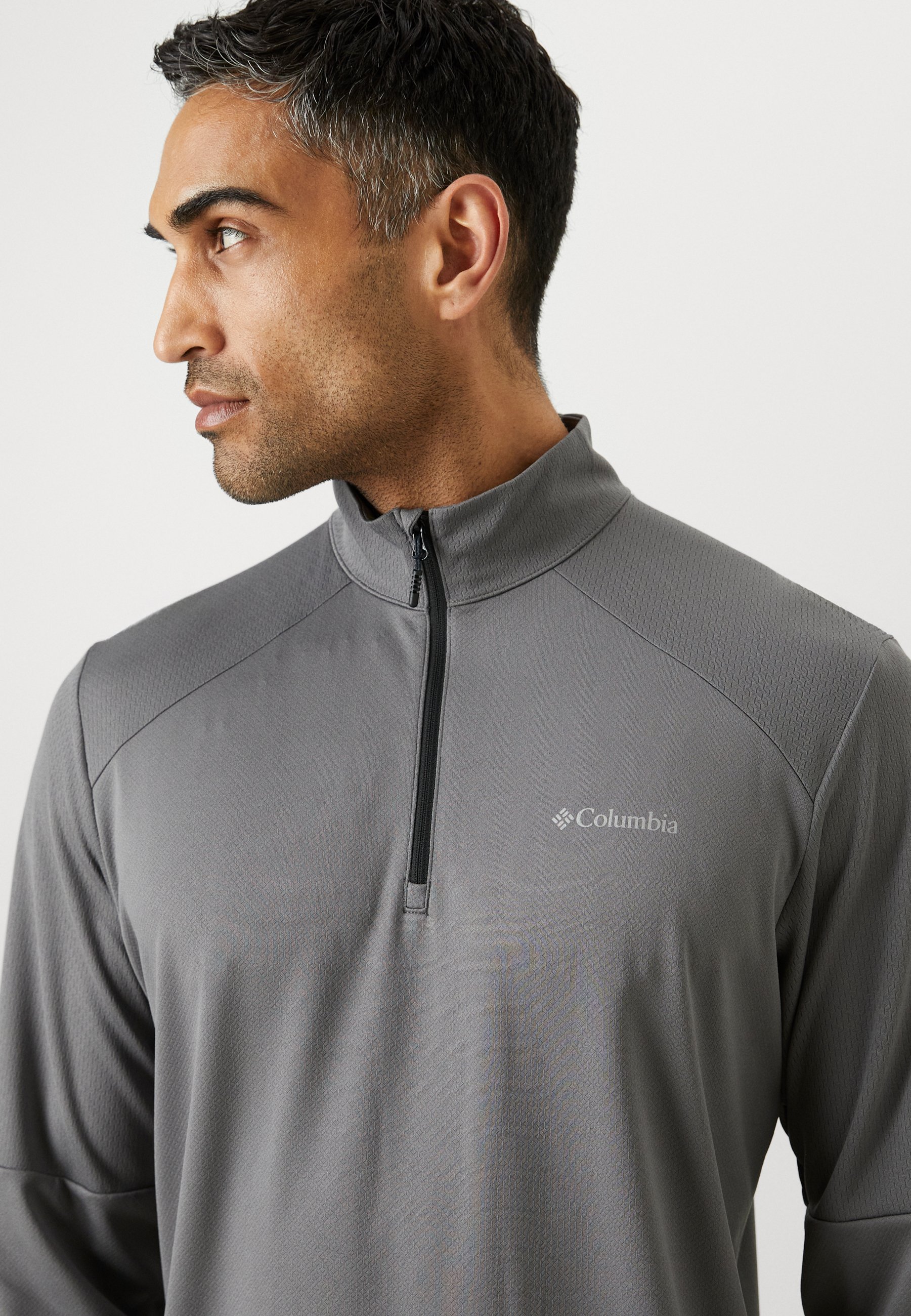 Columbia COLUMBIA TECH™ 1/4 ZIP - Top met lange mouwen - stadsgrijs/zwart