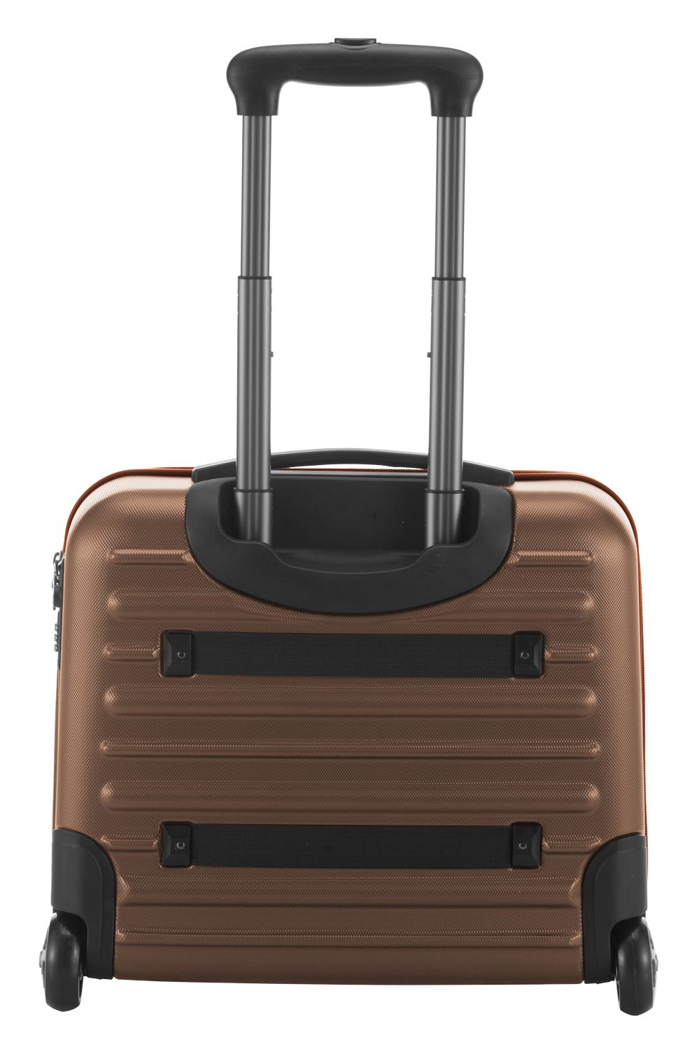 Tegel – Pilotentrolley, Hartschalenkoffer, bronzefarben mattmetallic, TSA-konform, 38 cm, 32 Liter