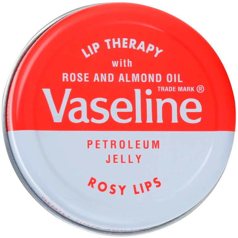 bálsamo labial Vaseline Lip Therapy não é necessário.