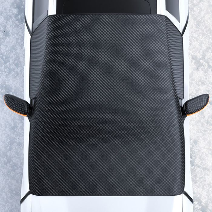 Funda protectora para parabrisas de coche INF contra nieve y escarcha - Negra