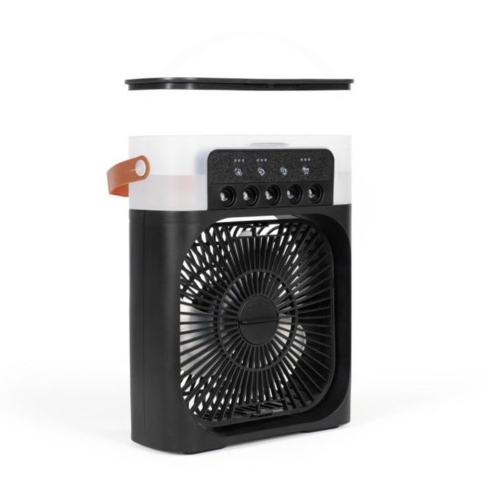Ventilador nebulizador portátil - LIVOO - 2 EN 1 - Inclinación de 360° - 3 velocidades - Depósito de 450 ml
