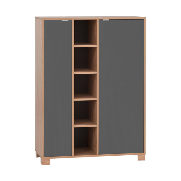 Highboard Anouk, βασαλτικό γκρίζο