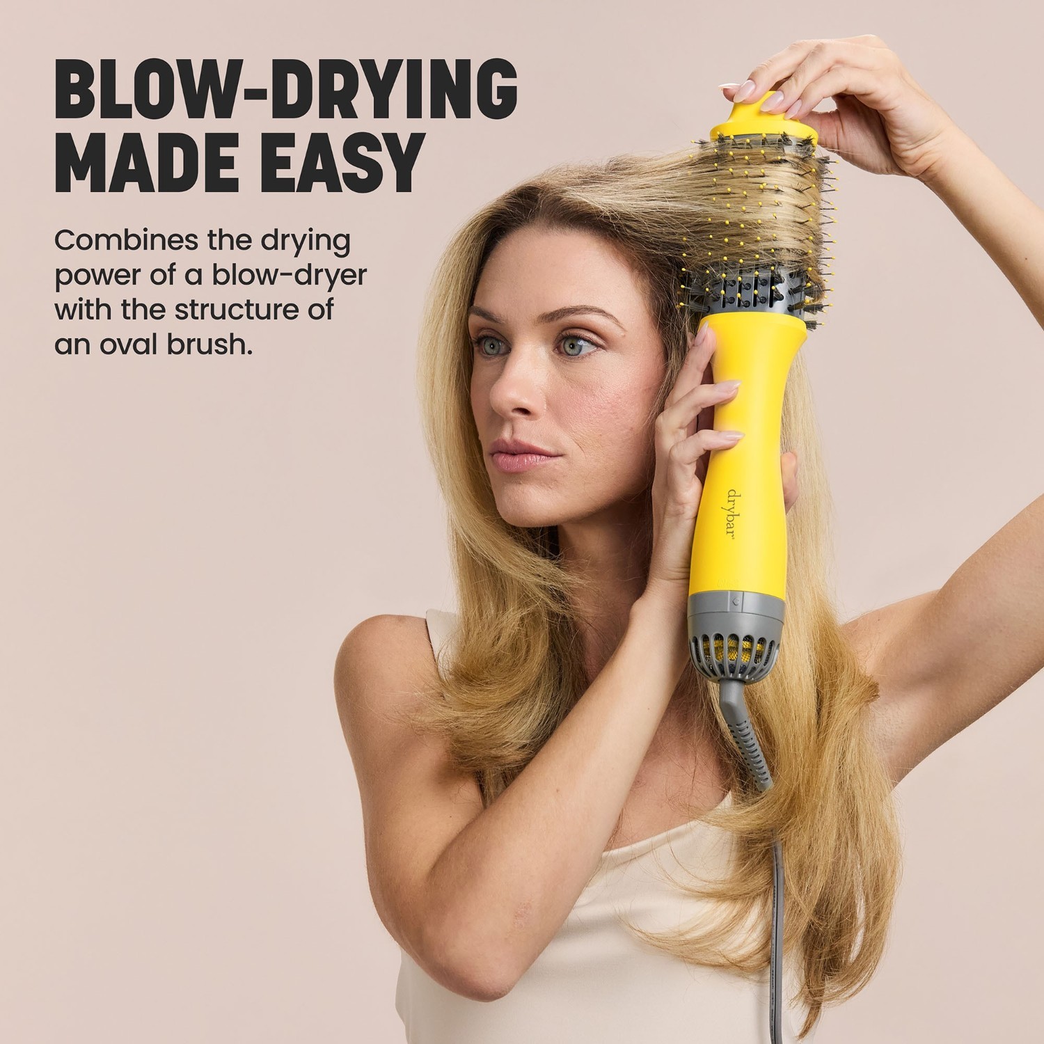 kefa na fén drybar, oválna kefa na fén s dvojitým prúdom – 1 kus