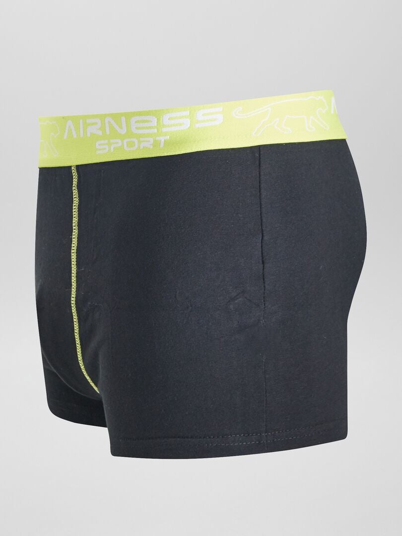 Set de 3 boxeri „Airness” cu curea - NEGRU