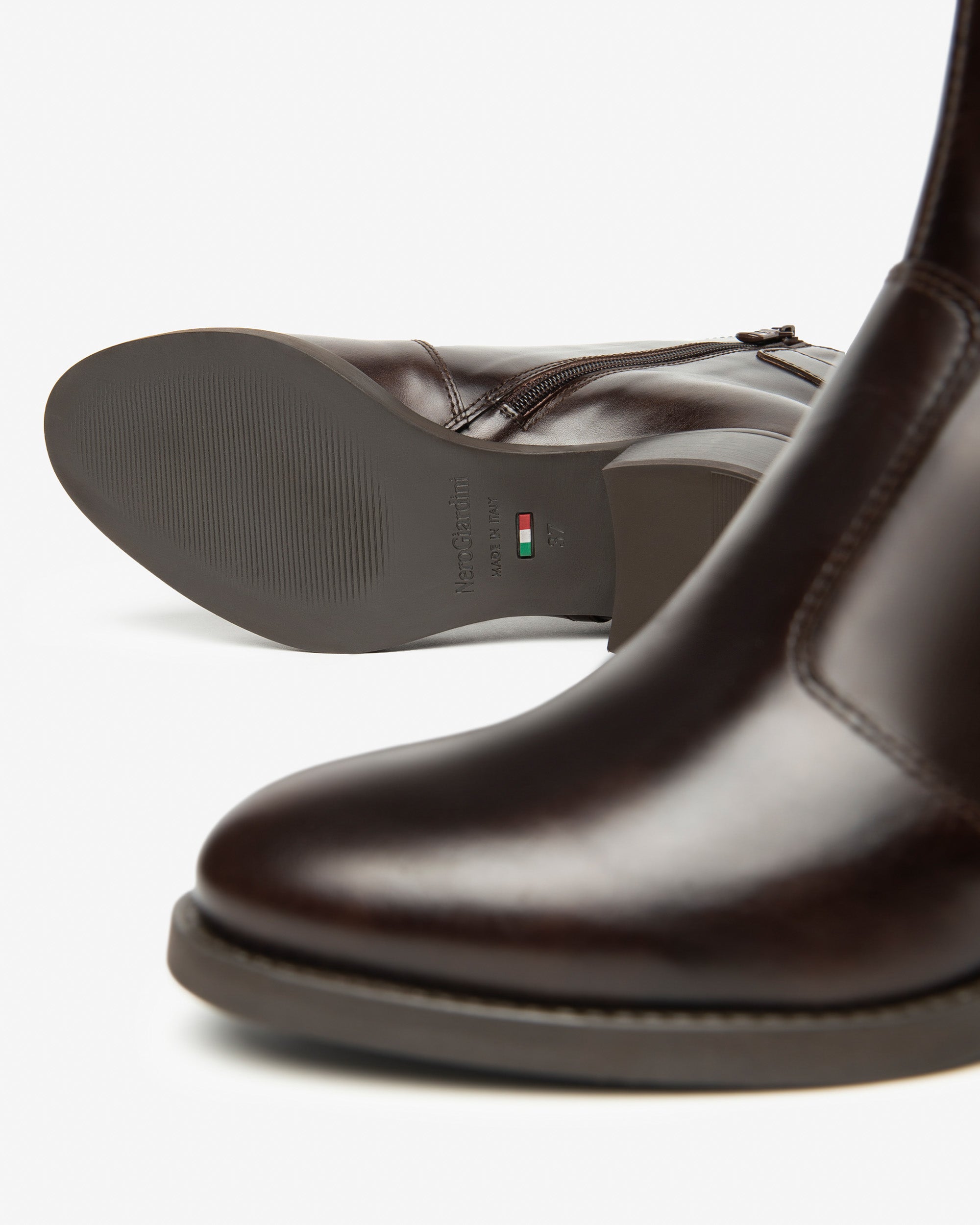  Damen-Ankle-Boots aus Leder