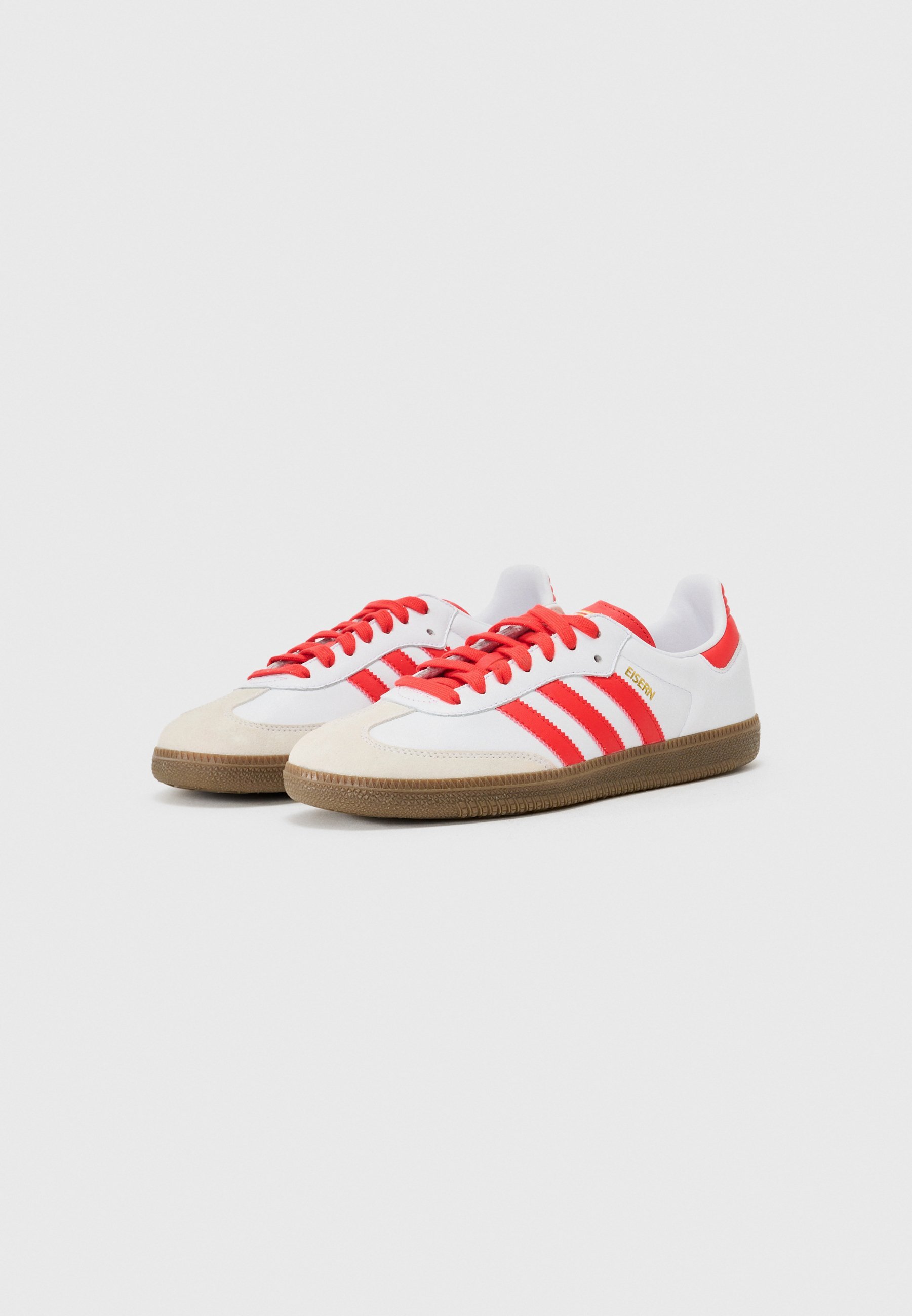 adidas Originals SAMBA LICENSED UNISEX - Zaalvoetbalschoenen - wit/felrood/rubber
