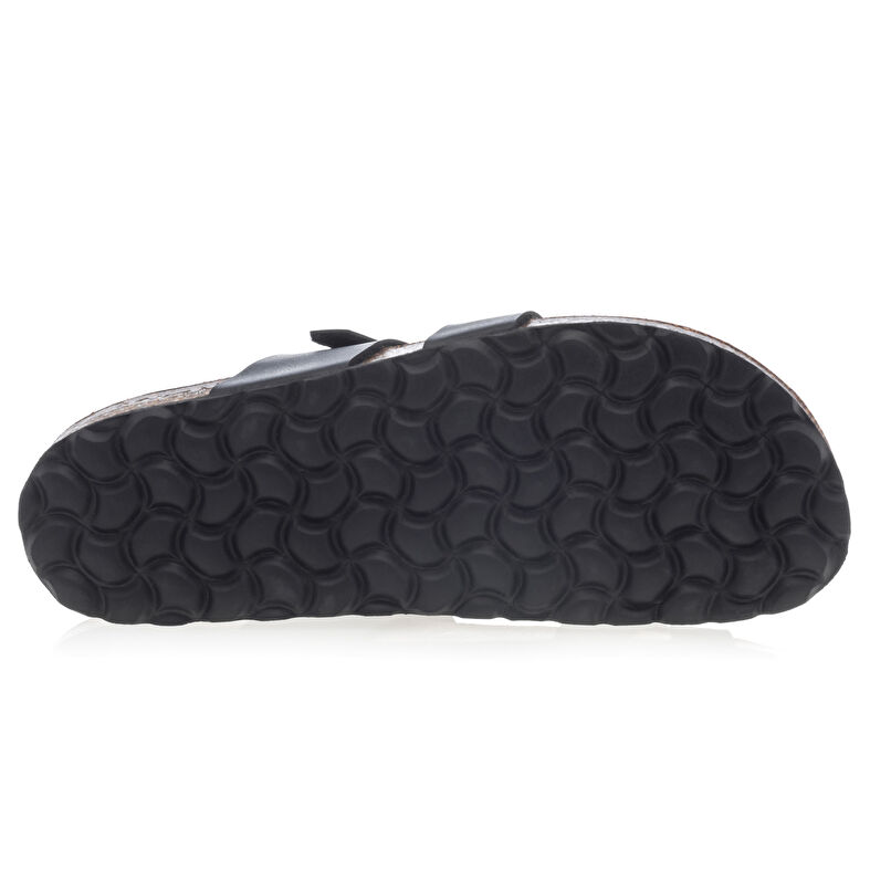 Zwarte sandalen/open teenschoenen voor dames
