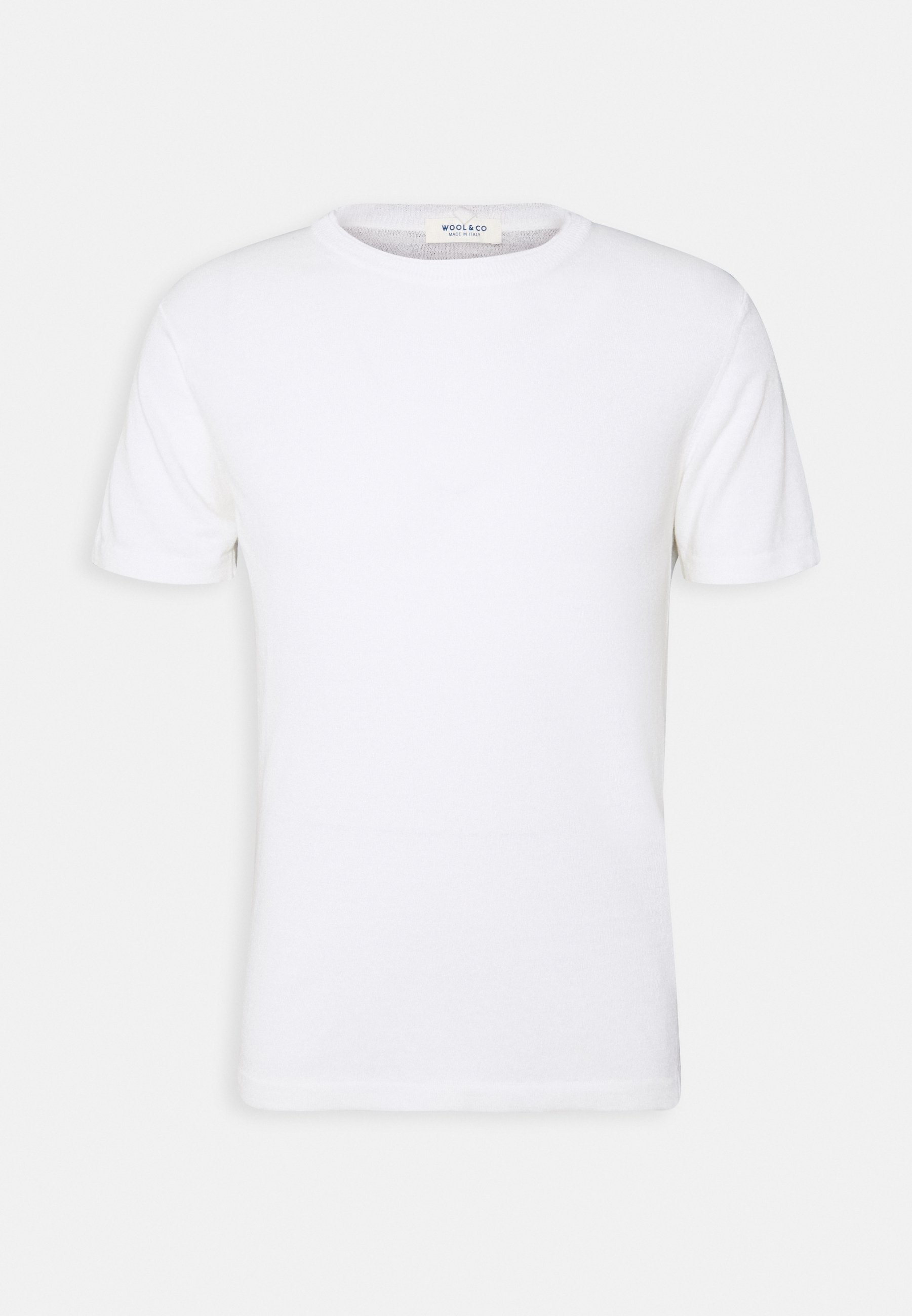 T-shirt basique Wool & Co - blanc cassé