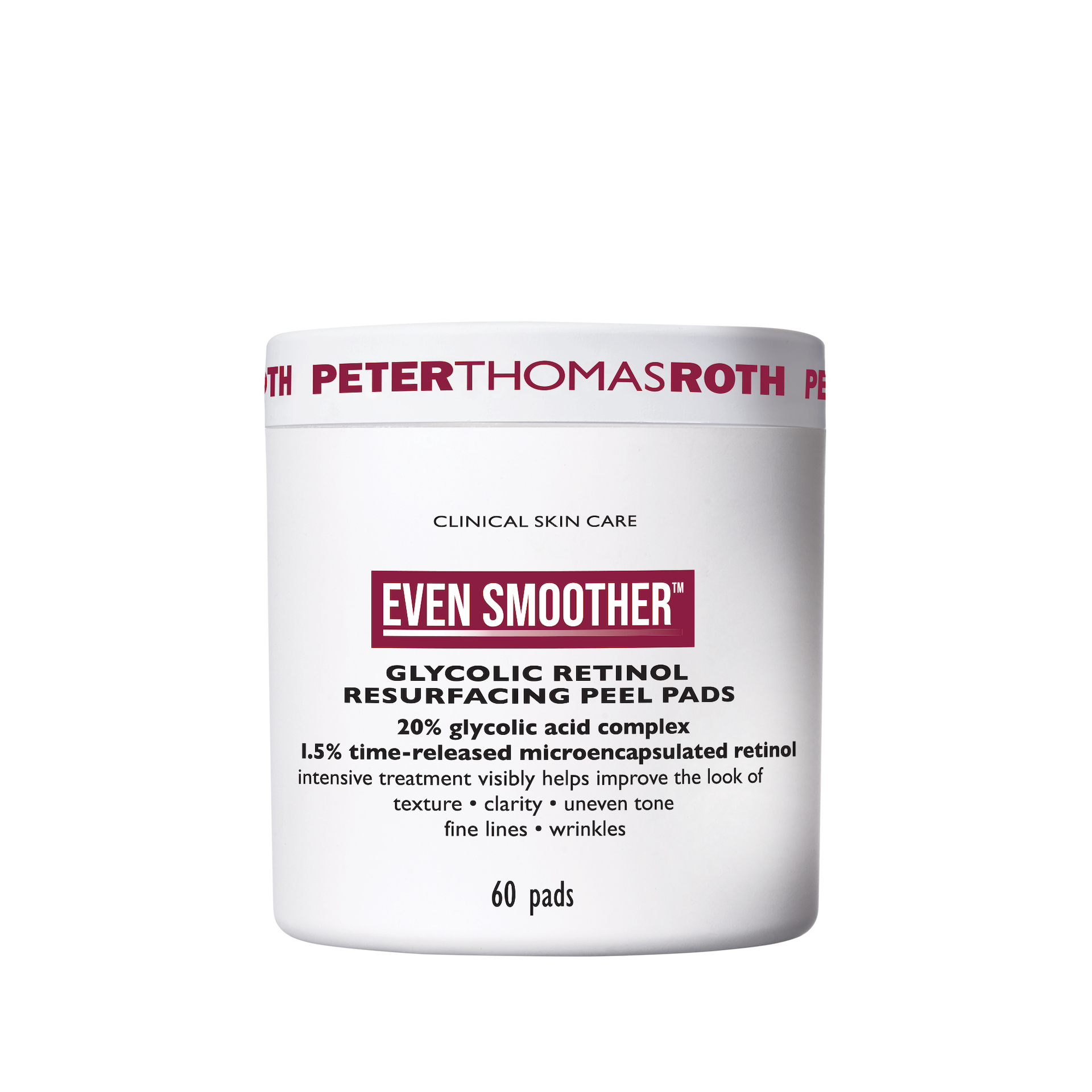Even Smoother glikolno-retinolne blazinice za obnavljanje kože 60 ml - Peter Thomas Roth