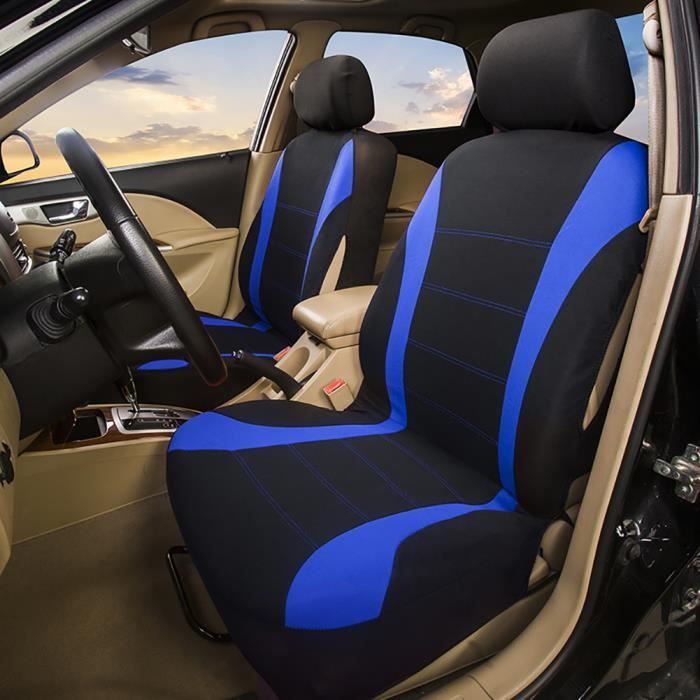Housse de siège de voiture - HELLOVE - Universelle - Orange - Polyester - Confortable et durable
