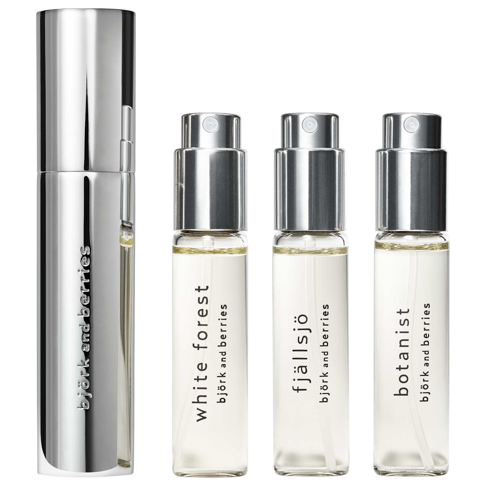 Set de călătorie cu apă de parfum - mesteacăn și fructe de pădure