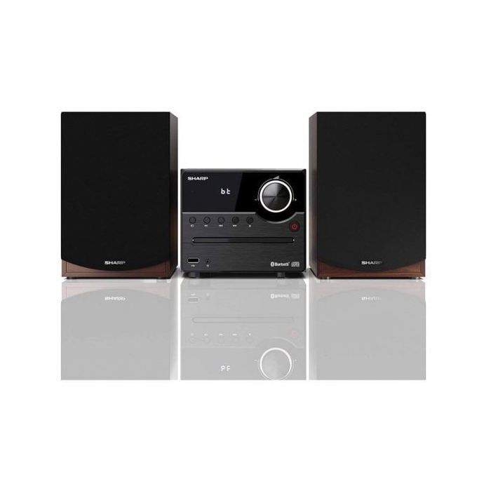 Chaîne Hi-Fi - SHARP - XL-B512(BR) - 45 W - Bluetooth - USB - CD