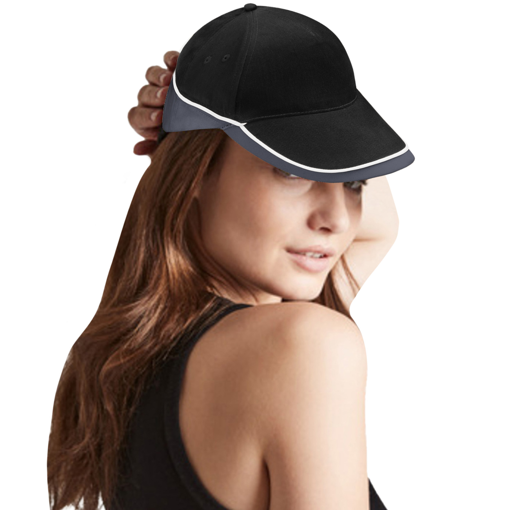 Gorra/visera Deportiva Beechfield Competition 100% Algodón.