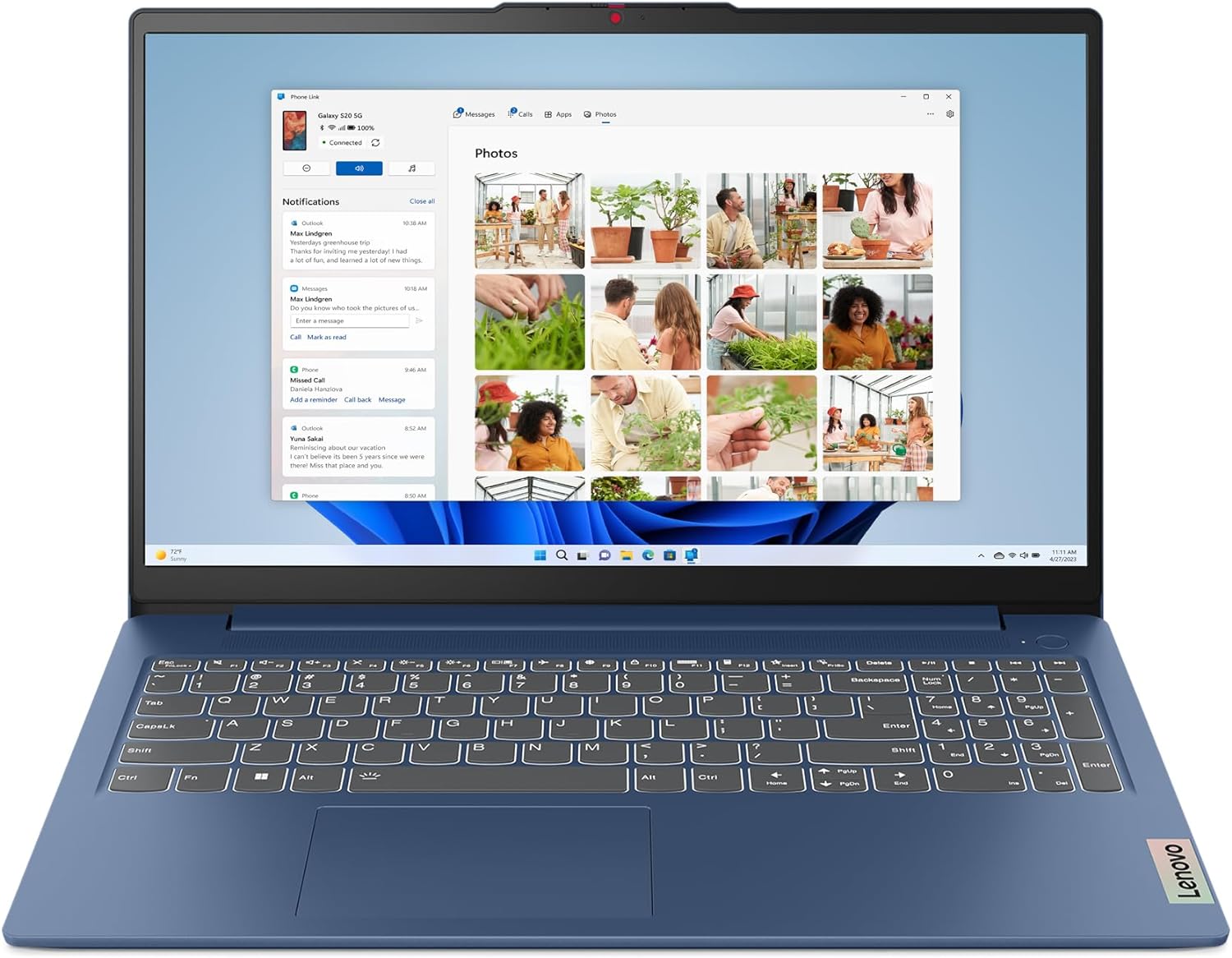 Lenovo IdeaPad Slim 3 (2023) – Alltags-Laptop – Leichtgewicht – Windows 11 – 15,6