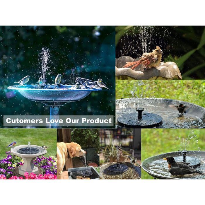 Solatec Solar-Springbrunnenpumpe, 14 W, solarbetrieben – Tauchpumpe für Teich, Pool, Garten, Aquarium – PZCC