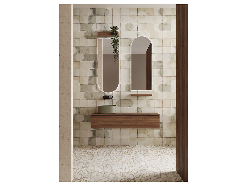 Lustro łazienkowe ścienne LED Loret 50x100 cm