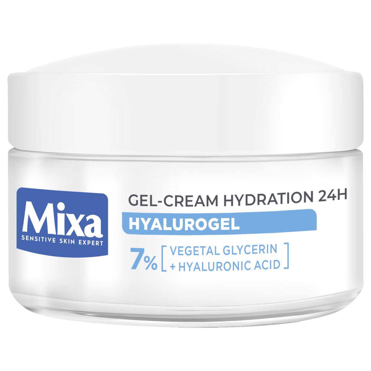 Mixa Intensivt återfuktande ansiktskräm för känslig, normal och torr hud 50ml Hyalurogel